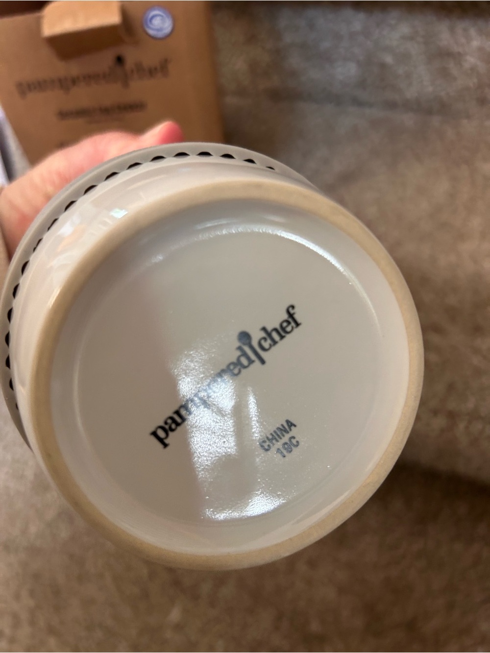 NIB Pampered Chef Ceramic Egg Cooker with Silicone Sleeve and Directions. - Picture 4 of 9